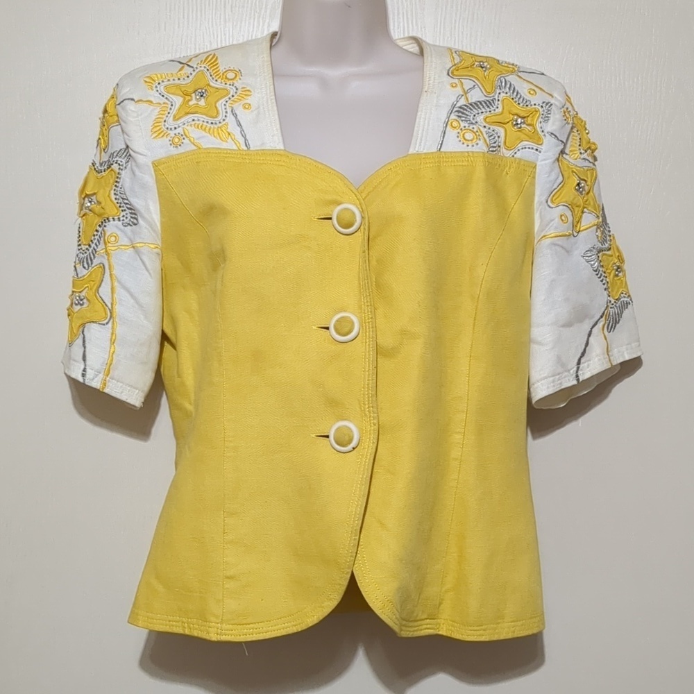 Carlo Giovanni Italia  VINTAGE Button Down Blazer size 36